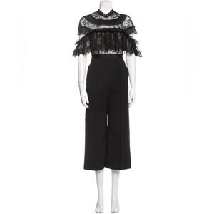 Black Self-Portrait Jumpsuit XS